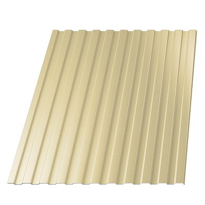 Профнастил (профлист) С-8 RAL1014 Бежевый ширина 1.19(1,15)м толщина 0.40 эконом