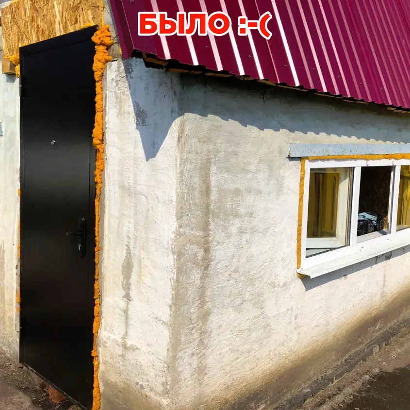 Фото 2 Металлосайдинг Корабельная Доска RAL1014 Бежевый на фасаде