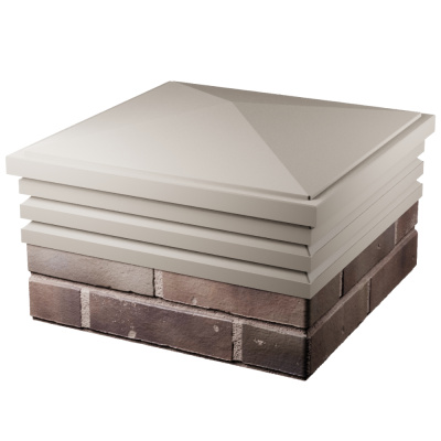 Колпак Бона Бежевый с посадкой 2х2 кирпича (513х513мм) фото 4