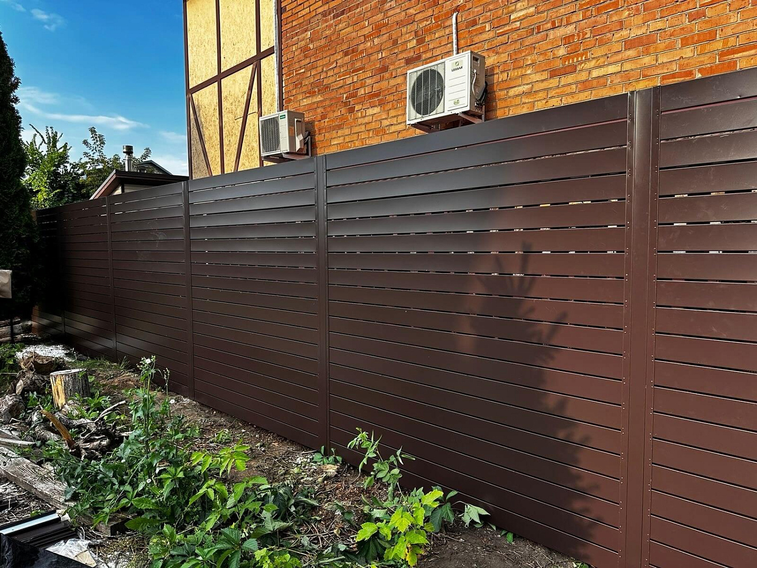 Металлопланкен 32м RAL8017 Шоколад Полиэстер